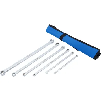 Klíč Oboustranné očkové klíče E-profil E6 x E7 ÷ E22 x E24 BGS1070331, extra dlouhé (Sada 6 dílů) (BGS1070331)