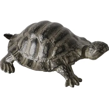 Zahradní úložný box Zahradní litinová figurka Trully1, 6x21 cm, hnědá