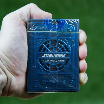 Poker Star Wars karty - The Light Side - modrá (Theory11) - balíček sběratelských cardistry hracích karet