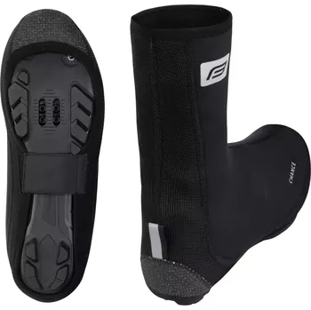 Cyklistické návleky FORCE návleky treter F CHANCE bez zipu MTB, černé XL