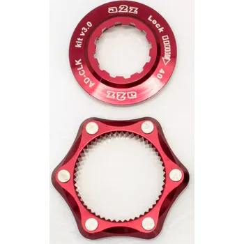 Brzda na kolo a2z Adaptér A2Z, CENTER LOCK - IS (6 děr) barva červená