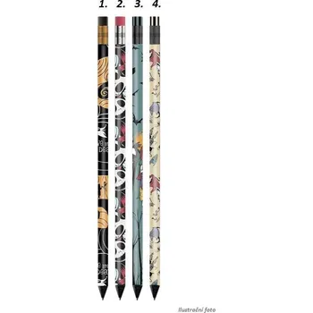 Grafitová tužka Grafitová tužka Colorino Tim Burton HB s pryží, mix moptivů