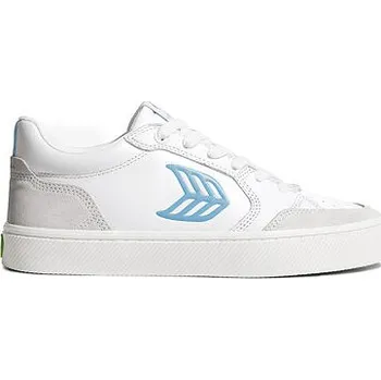 Dámská obuv Dámské volnočasové boty Cariuma VALLELY White Leather Vintage White Suede Argentina Blue Logo Sneake