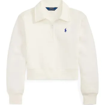 Chlapecká mikina Dětská mikina Polo Ralph Lauren 313A96083003 bílá 00X, vel. 130-134