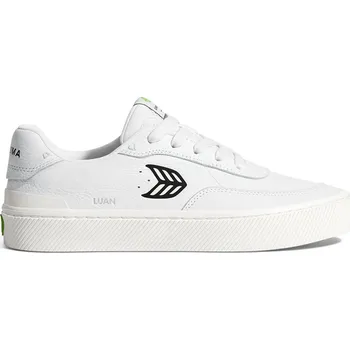 Dámské tenisky Dámské volnočasové boty Cariuma LUAN PRO White Premium Leather Black Logo Sneaker