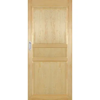 Vchodové dveře ArchoD Posuvné dveře do pouzdra dřevěné dýhované z borovice Tampa Klasik 3K