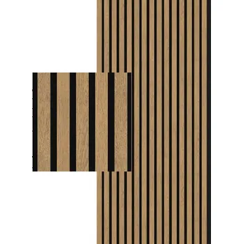 Archo Akustický panel Simple line Expres Dub rustikální na černém filcu 2750 x 604 x 21 mm