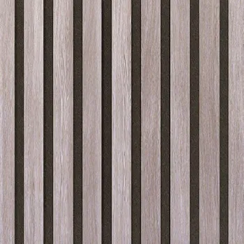 akustický panel Archo Akustický panel Design line Folie Dub ryflovaný na černém HDF 2600 x 400 x 21 mm