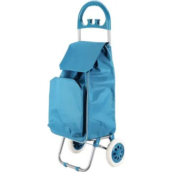 turistický batoh Excellent houseware Nákupní taška na kolečkách 40 l světle modrá KO-CM6000040