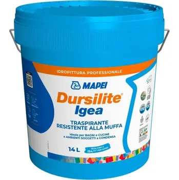 barva na zeď Mapei Interiérová barva Dursilite Igea bílá 14 l DURSILITEIGEA14B