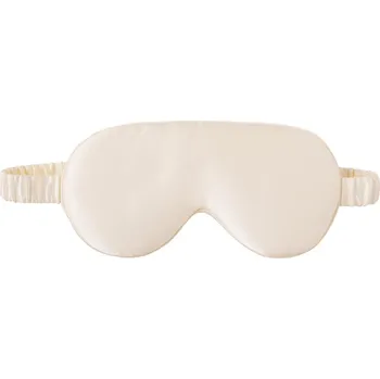 SCANquilt hedvábná maska na spaní SILK smetanová 20 x 10 cm