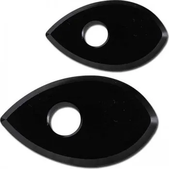 Osvětlení pro motocykl HSM Indy Spacer (záslepka do kapoty pod blinkry), černý, Honda