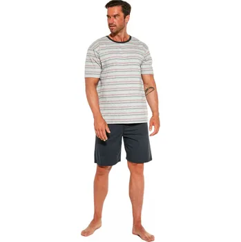 Pánská noční košile CORNETTE Pyžamo pánské VARIOUS 338/40 KR Barva: 338/40, Velikost: L