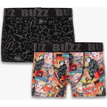 Boxerky Buzz MEN PRINTED BOXER S 6368