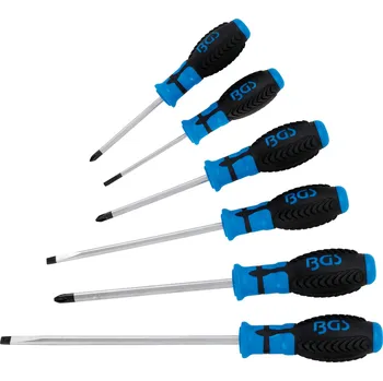 Šroubovák Šroubováky ploché a křížové, sada 7 dílů – BGS 7944