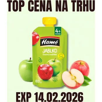Cukrovinka HAMÉ KV Ovocná kapsička Jablko 100 g PRODLOUŽENÁ EXP 14.02.2026