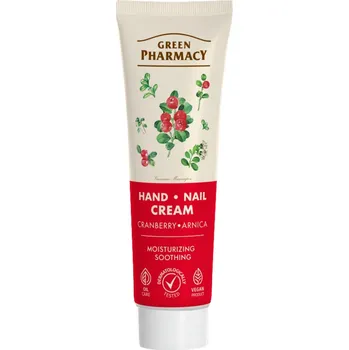 Krém na ruce a nehty s brusinkou a arnikou Green Pharmacy Hand And Nail Cream Cranberry - 100 ml