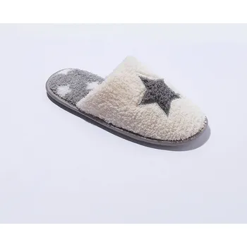 Dámské pantofle Pantofle s motivem hvězd šedá 40