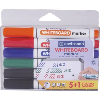 centropen Značkovač Centropen 8559 stíratelný 6ks 476410