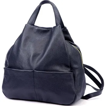 Městský batoh Dámský kožený batoh Luka modrý KZ2257591 9l