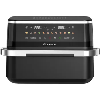 fritéza Rohnson Horkovzdušná fritéza s dvouzónovým košem R-28019 - 9 / 2 x 4,5 l