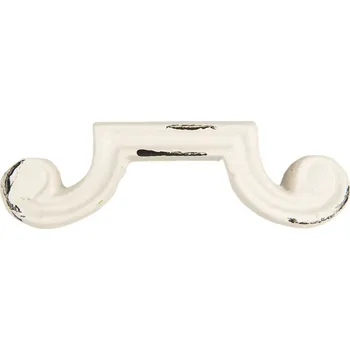 Krémová antik litinová úchytka - 12*2*3 cm
