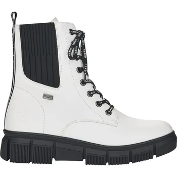 Dámské kozačky Dámská kotníková obuv RIEKER X3414-80 bílá #Velikost: 38