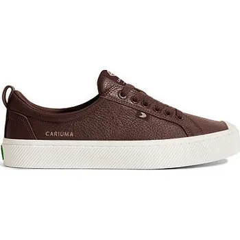 Pánské tenisky Pánské volnočasové boty Cariuma OCA Low Brown Premium Leather Sneaker