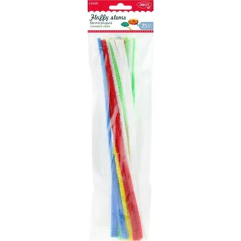 Drátky barevné chlupaté /25 ks/