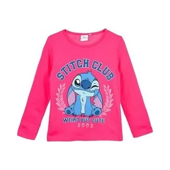 Dívčí tričko Růžové dívčí tričko Stitch, vel. 128cm