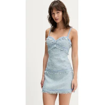 Dámské šaty Šaty Bardot 60199DB modrá 05X, vel. S