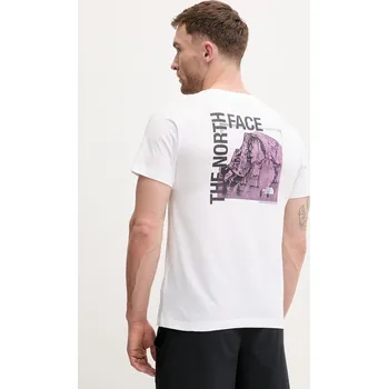 Tričko The North Face GRAPHIC NF0A8GV0FN41 bílá 00X, vel. S
