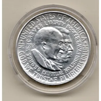 USA – 1/2 dolar, Washington–Carver, pamětní emise 1952 cca 12,5 g