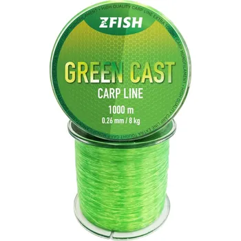 ZFISH Vlasec Green Cast Carp Line 1000 m průměr: 0,28 mm