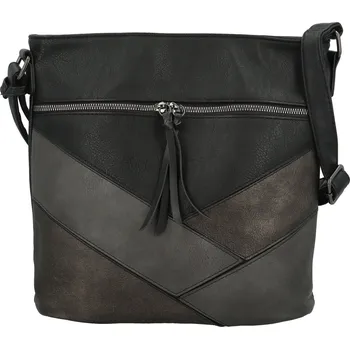 Kabelka Trendy dámská koženková crossbody kabelka Nicoll, černá