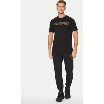 Pánské tričko Plein Sport T-Shirt AADC MTK7942 STE001N Černá Regular Fit 5XL