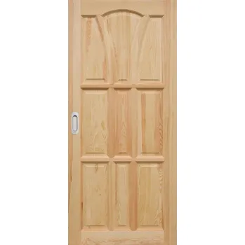 Vchodové dveře ArchoD Posuvné dveře do pouzdra dřevěné dýhované z borovice Wenessy