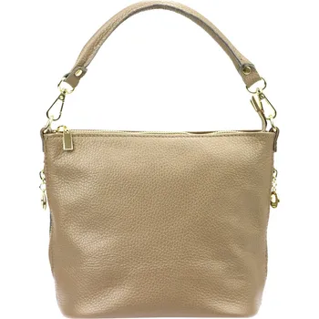 Kabelka Kožená kabelka Patrizia 419-040-GL béžová
