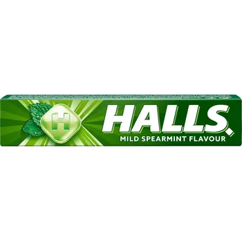 Bonbon Halls Spearmint 33,5g cena za kartonové balení (Kartonové balení : 20 ks)