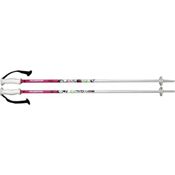 Běžkařská hole Italbastoni Dětské lyžařské hůlky bílé s kočkou Délka: 95