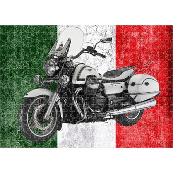 Puzzle puzzle s motorkou MOTO GUZZI California 120 dílků