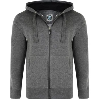 Pánská mikina KAM mikina pánská KBS 503H nadměrná velikost 4XL tmavě šedá