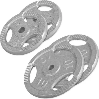 Gorilla Sports Sada kotoučů 30 kg, 2 x 5, 2 x 10 kg