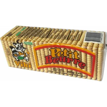 Cukrovinka Petit Beurre 200g máslové sušenky cena za kartonové balení (Kartonové balení : 20 ks)