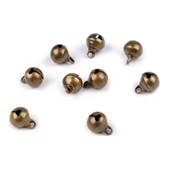 Rolničky Ø8 mm - 100 ks - 4 staromosaz