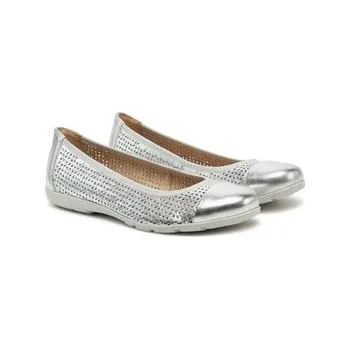 Dámské baleríny Baleríny Caprice 9-22151-42 Stříbrná 42