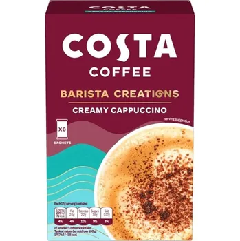 Costa Coffee instantní krémové cappuccino 6 x 17 g