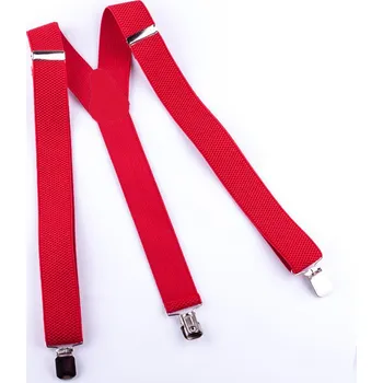 Módní doplněk Červené kšandy Assante 90188., Velikost Uni