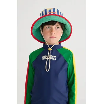 Klobouk Dětský bavlněný klobouk Bobo Choses 126AI047 tyrkysová 67X, vel. 52