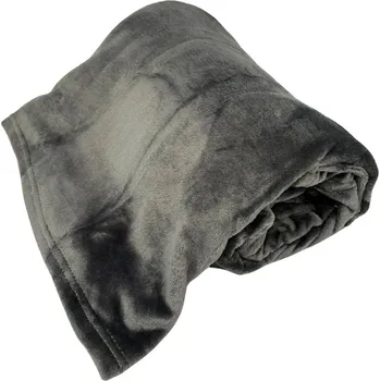 deka Home Elements Mikroflanelová deka, tmavá šedá Home Elements